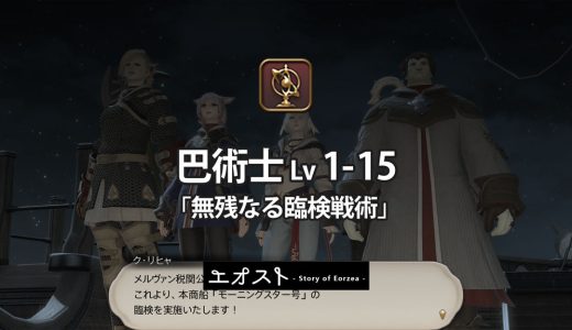 STORY | 3.ジョブ・ロール-221巴術士レベル1-15【無残なる臨検戦術】