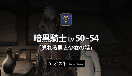 STORY | 3.ジョブ・ロール-132暗黒騎士レベル50-54【怒れる男と少女の話】