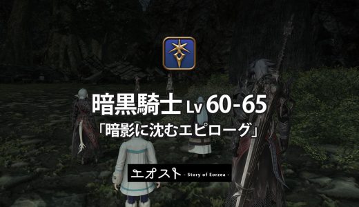 STORY | 3.ジョブ・ロール-132暗黒騎士レベル60-65【暗影に沈むエピローグ】